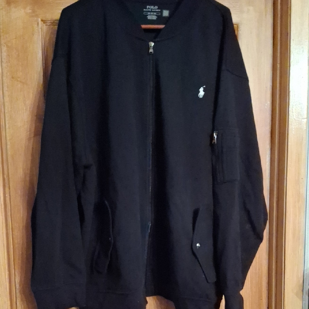 Polo by Ralph Lauren Men's Black Zip-Up Sweater